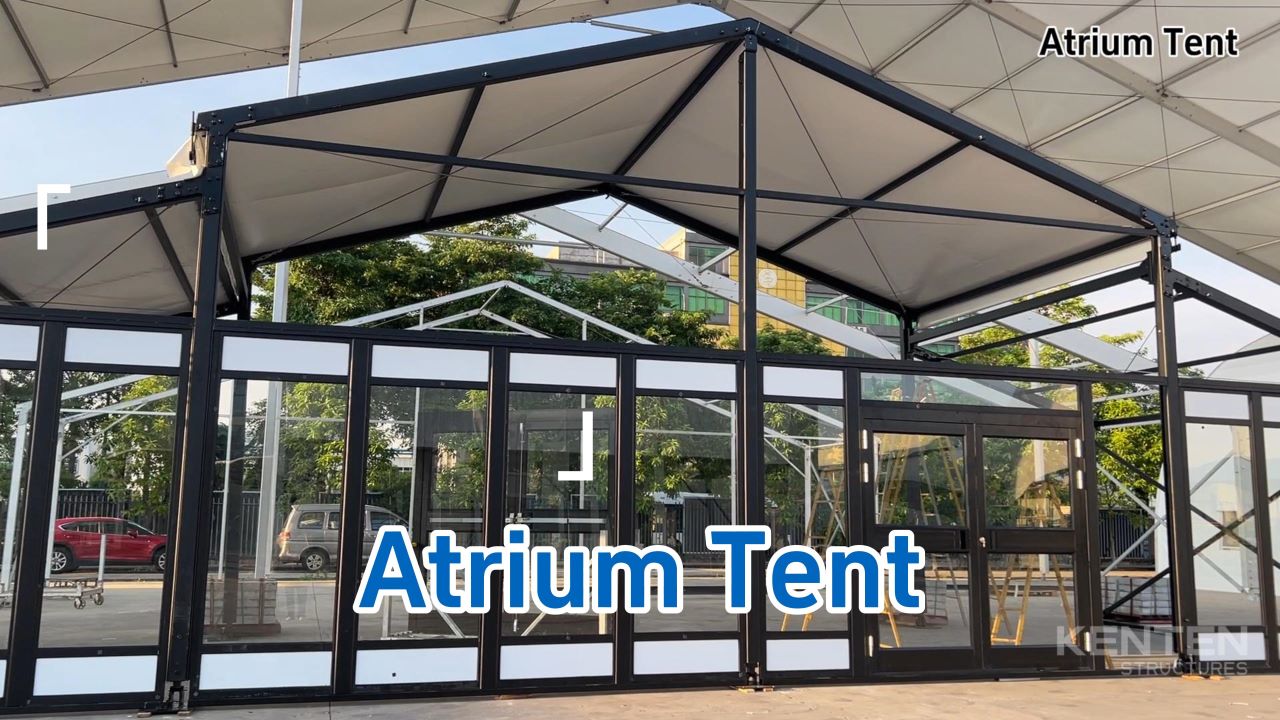 Atrium Tent | Black Structure Tent - Atrium Tent Supplier