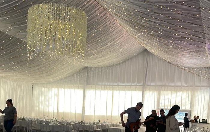 A Bosnian Client's Success Story with Our Large Aluminum Alloy Party Tent