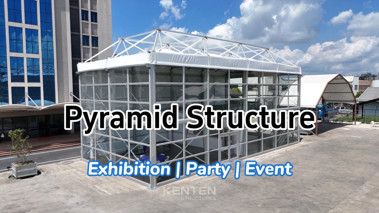 custom large pyramid structure tent for party events and exhibition