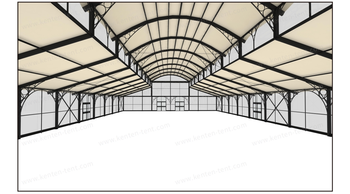 25m x 50m x 4m Atrium Tent