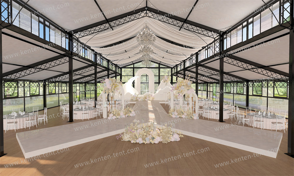 150-200 guests tent