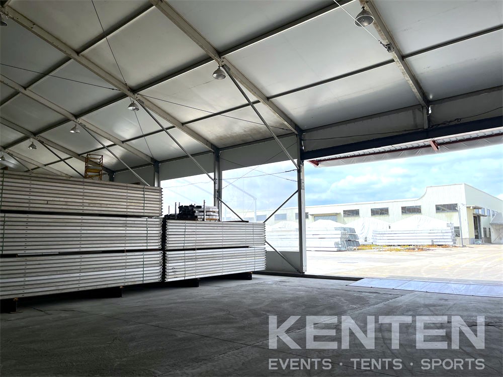 Large Modular Aluminum Storage Tent - KENTEN Structure