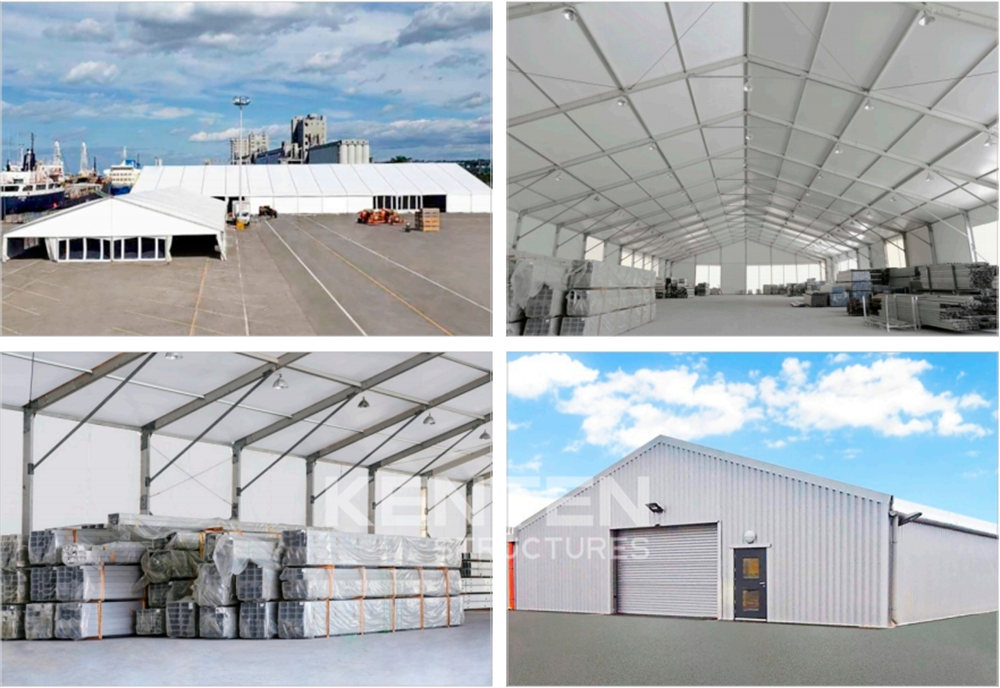 Outdoor warehouse tents 