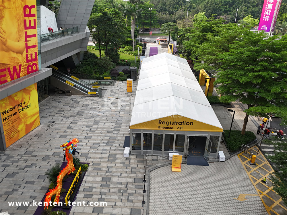 2024 Furniture Fair - Structure Tents at Security Entrances